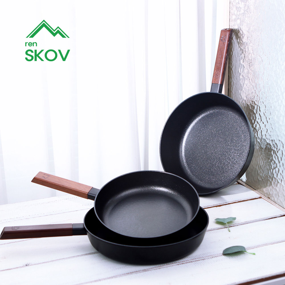 [렌스코브] 쏠러스 IH 인덕션 후라이팬24cm+28cm+멀티팬28cm