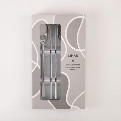 [한국도자기리빙] 리한 비다 수저 2벌세트 (무광/유광 택1)