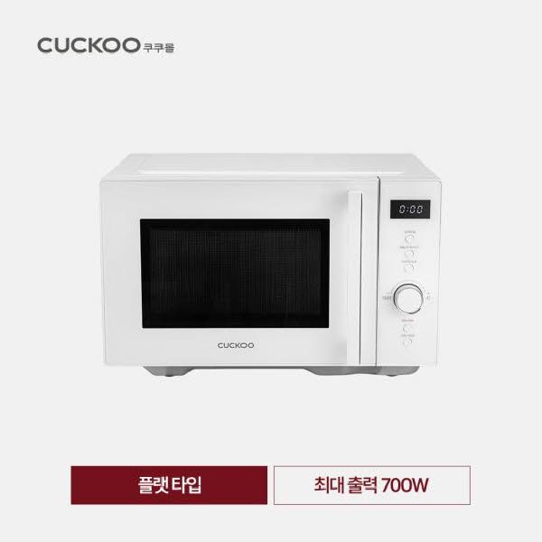 [CUCKOO] 쿠쿠 플랫타입 전자레인지(23L,화이트) / CMW-DF2310DW