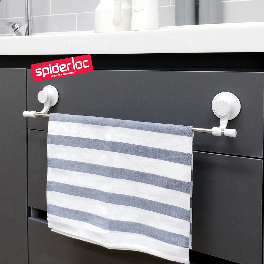 [스파이더락] 흡착식 스텐수건걸이20