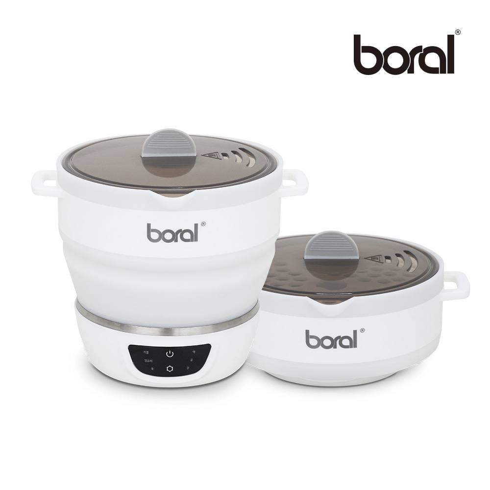 [보랄] 디지털 실리콘 접이식 멀티포트 1L BR-290DSK