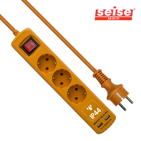 [세이즈] USB형 멀티탭 3구3미터 2포트