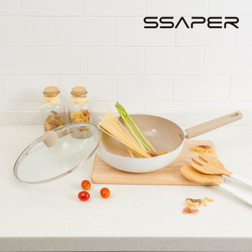 [셰퍼] 올플레임 IH 세라믹 궁중팬 28cm