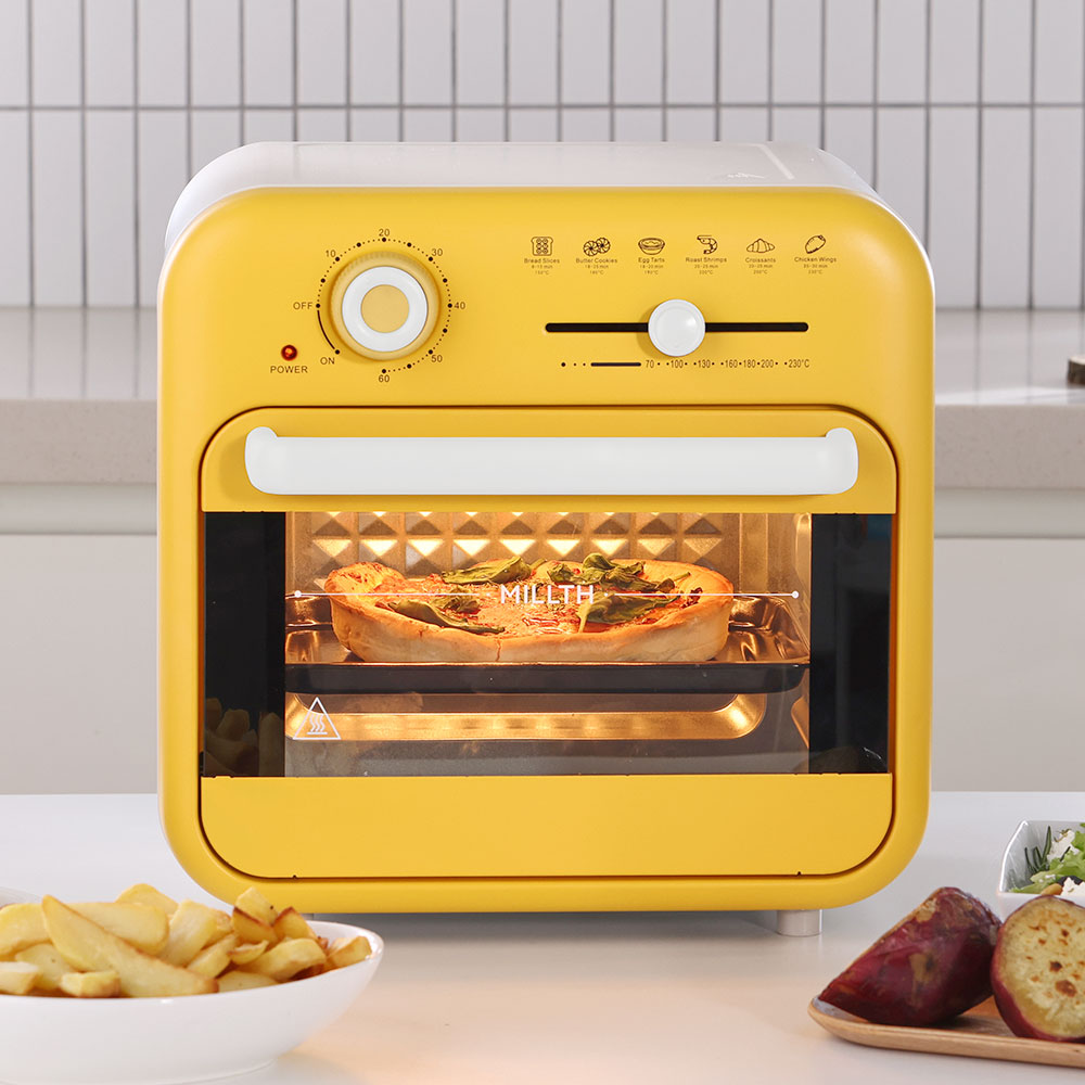 [MILLTH] 스위티쿡 오븐에어프라이어18L_바나나크림 BDC-150AFM2