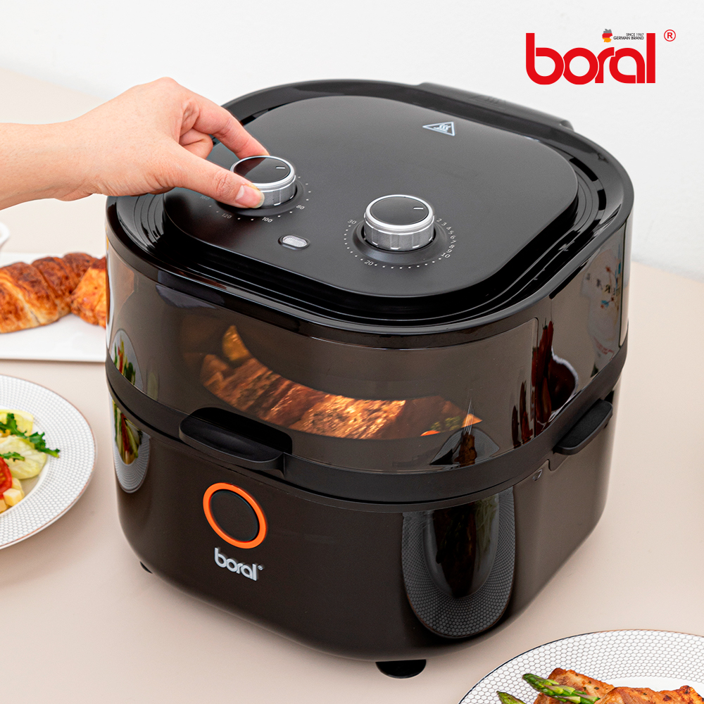 [보랄] 듀얼 디지털 에어프라이어 BR-AF1500W