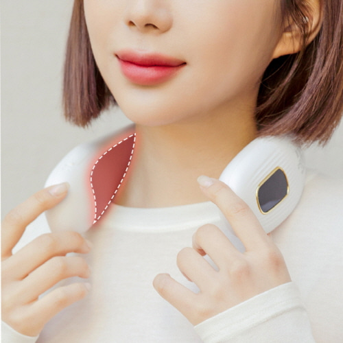 [베누프] 온열 무선 넥히터(보조배터리 겸용)_화이트