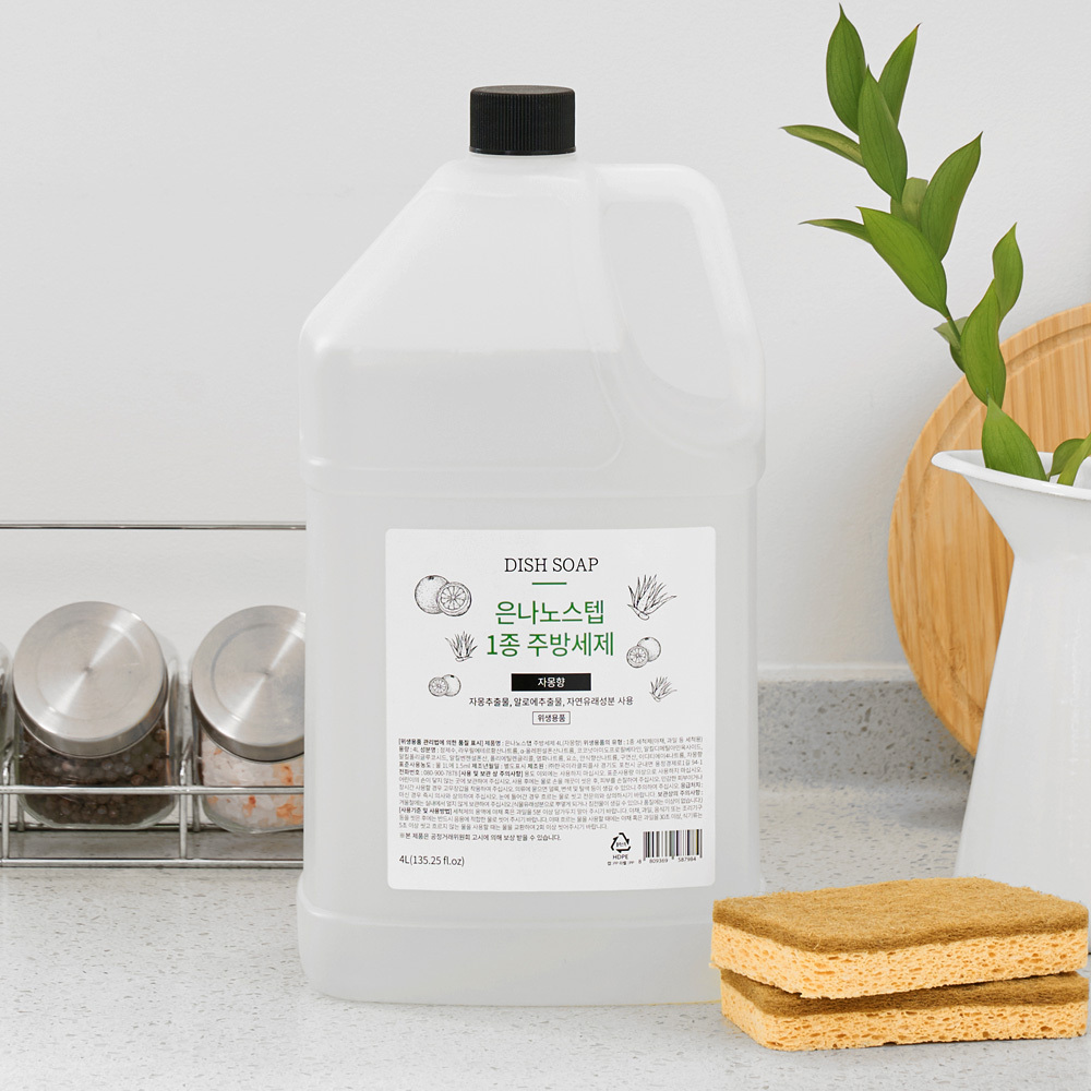 [은나노스텝] 자몽 주방세제 4L