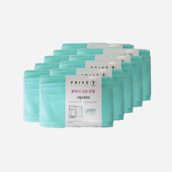 매직롤 (3겹 매직캔 정품리필) CLASSIC 250R10B (10개입) / 프리베21L용,M250용