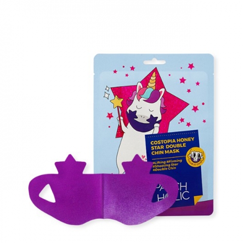 [패치홀릭] 코스토피아 허니스타 더블 친 마스크 12g x 10ea (이중턱 리프팅 마스크팩)