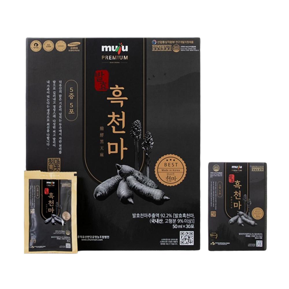 [천마니] 발효 흑천마 50ml x 30포 선물세트
