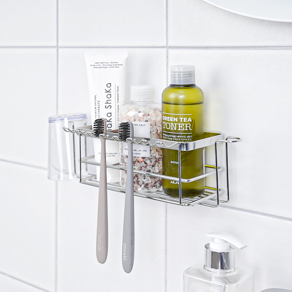 [스파이더락] 스마트접착 패밀리형 칫솔걸이 7구