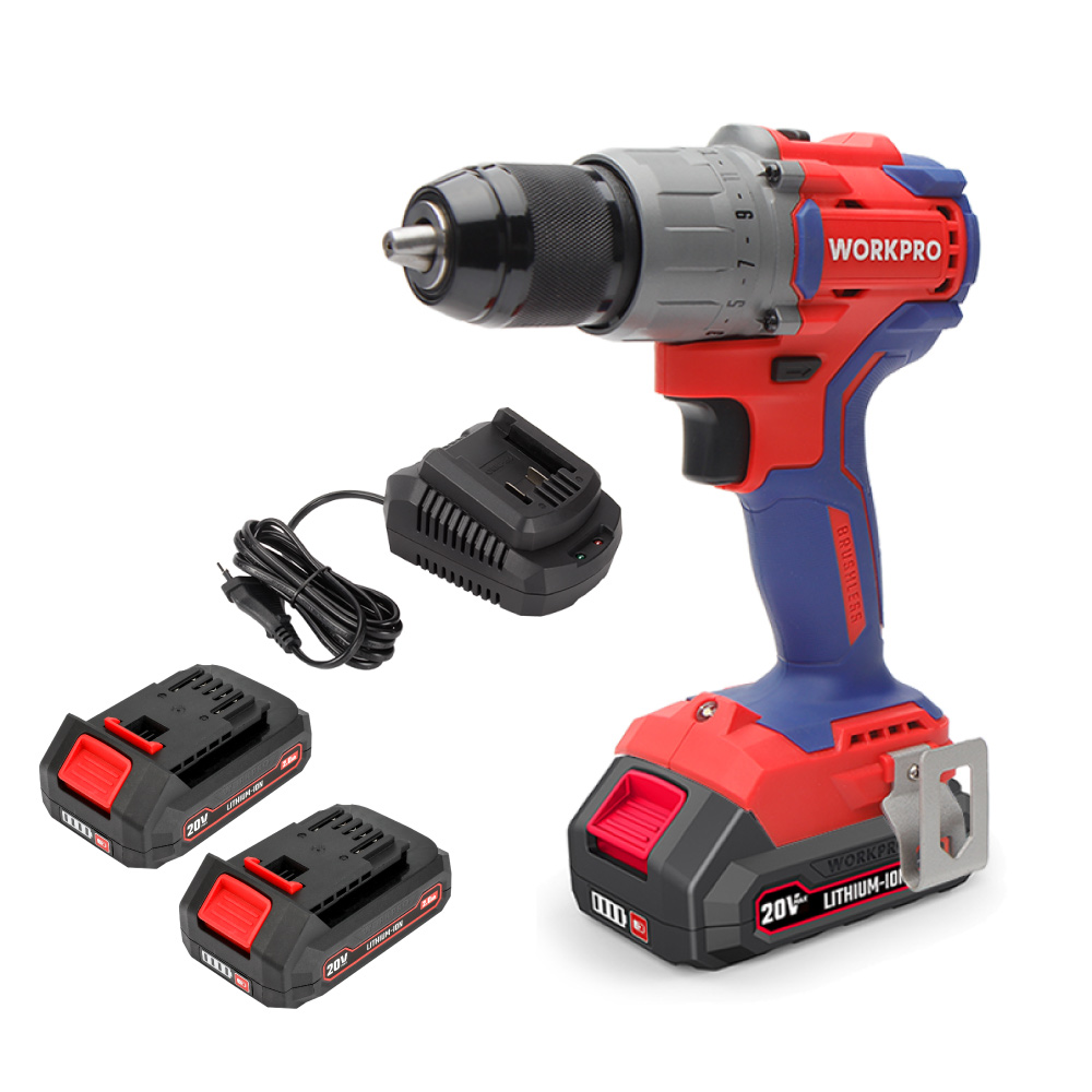 워크프로 20V 충전드릴 세트 2.0ah WP390002