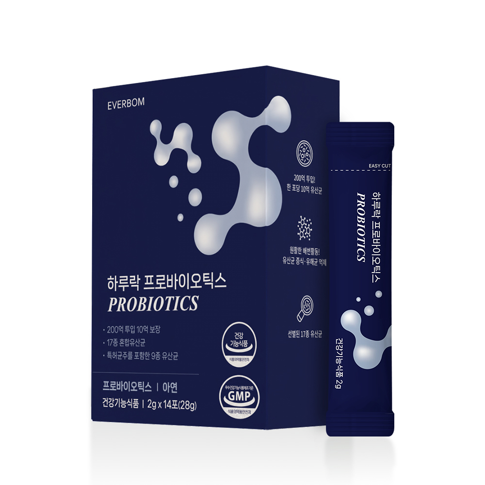 [에버봄] 프로바이오틱스 장건강기능식품 에버봄 하루락 1Box(14포)