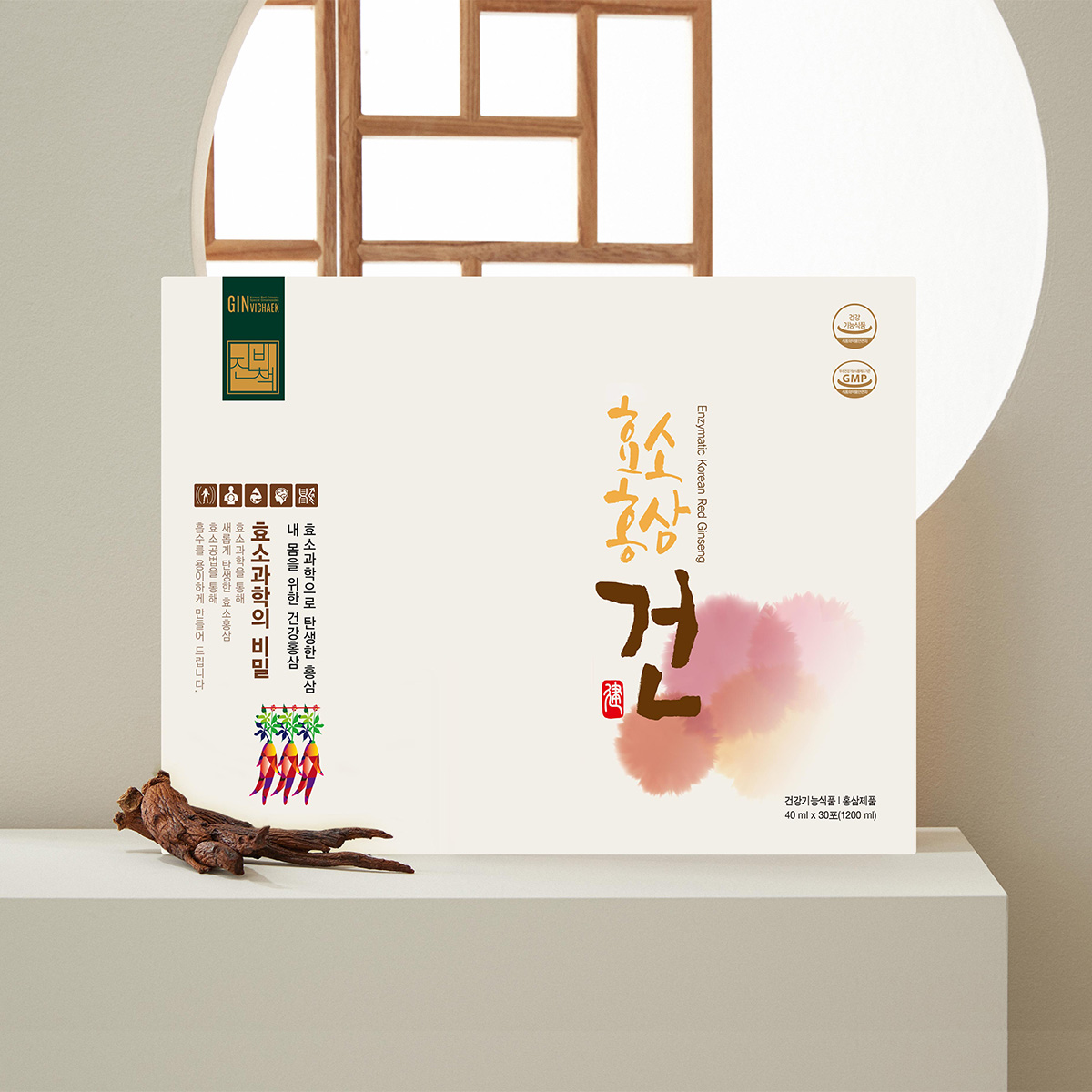 [진비책] 효소홍삼 건(健)40ml×30포