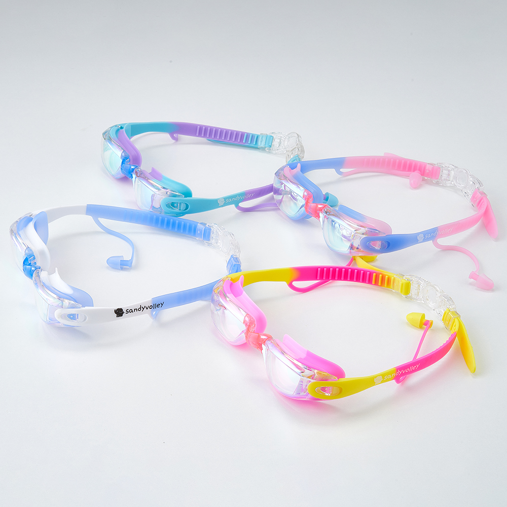 샌디볼리 레인보우 미러 물안경 (색상4종/택1)