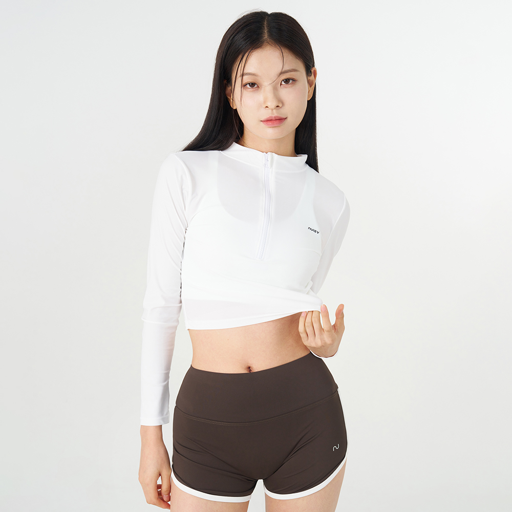 누이브 크롭 반집업 래쉬가드 (3종/택1)