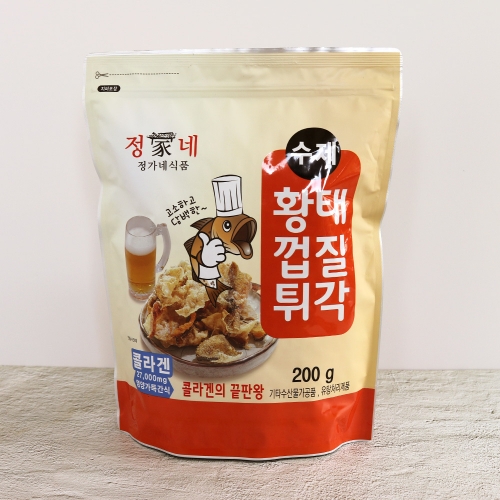 콜라겐의 끝판왕 정가네 수제 황태껍질튀각 200g 3봉
