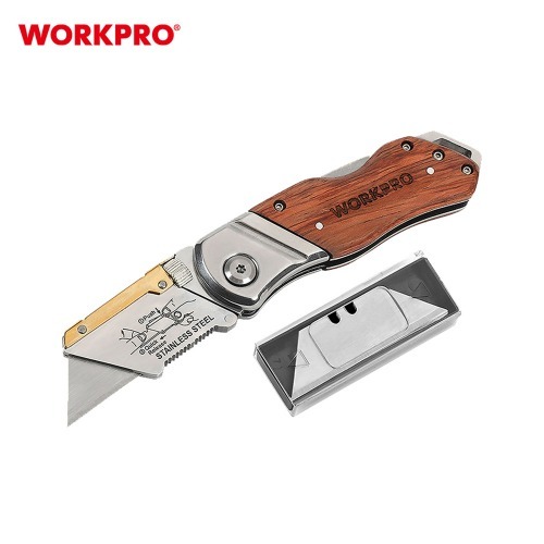 워크프로 유틸리티나이프 우드핸들 WP211014