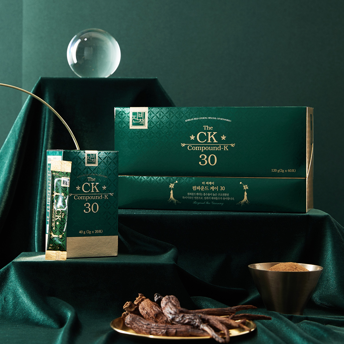 [진비책] 더 씨케이 컴파운드케이 30 (2g x 60포) 컴파운드케이30 고함량 35mg