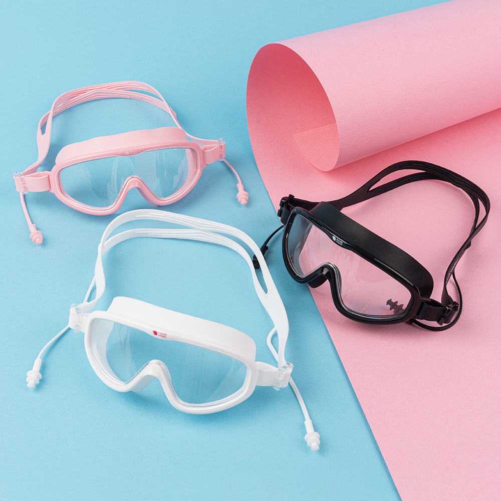 샌디볼리 와이드 렌즈 고글 물안경 (색상3종/택1)