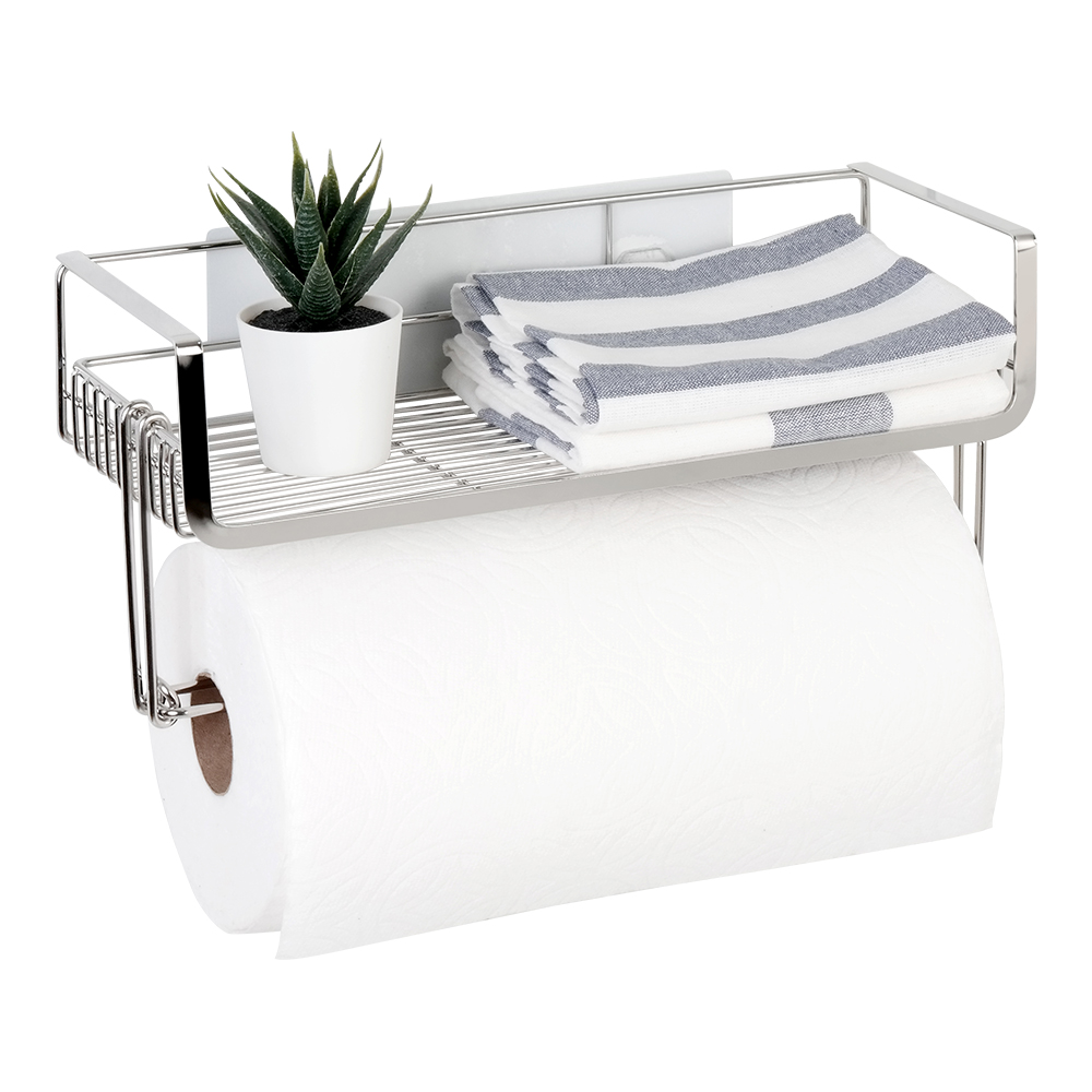 [스파이더락] 스마트접착 키친타올걸이 선반