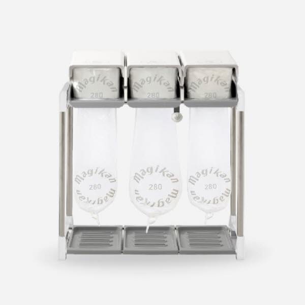 [매직캔] 애니크러시 분리수거 휴지통 MR280WG3XP (캔,PET압축기) (780x352x860mm)