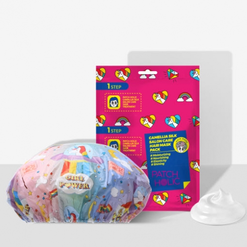 [패치홀릭] 카멜리아 실크 살롱 케어 헤어 마스크팩 30g x 10매