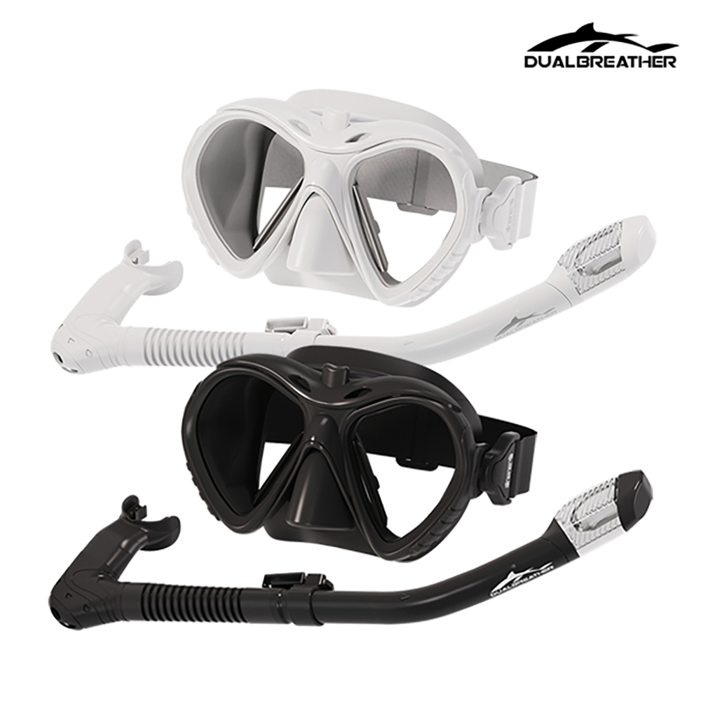 [듀얼브레서] 포그마스터 리프레시 고글 스노쿨링 마스크 세트