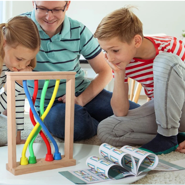 [실버플레이] 로프 매듭맞추기 게임 / 소근육운동 인지훈련 치매 보드게임