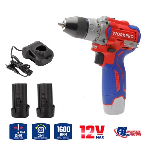 워크프로 12V 충전드릴세트 WP460201