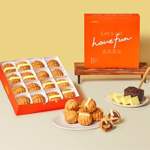 [코코호도] 반반 호두과자 16알 (앙버터+팥앙금)