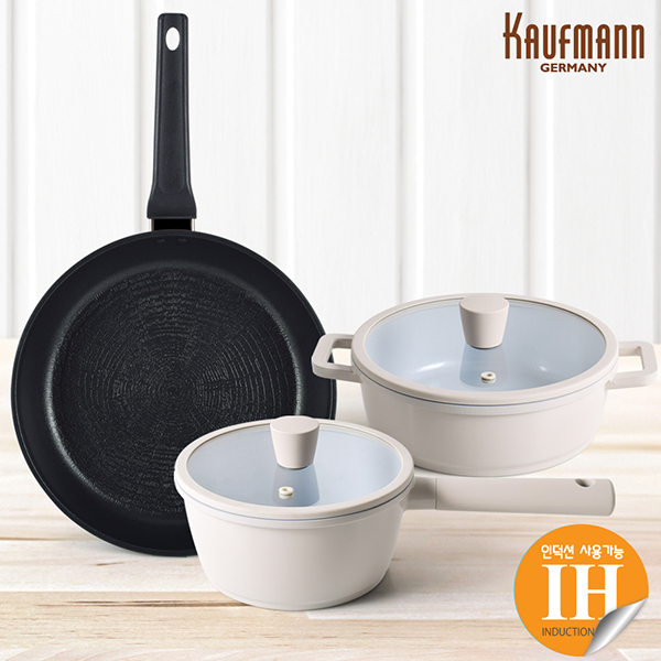 [카우프만] 데이지코모 IH 주방 5P 세트(B형) KDCC-B5P [18편+20전골+26후]
