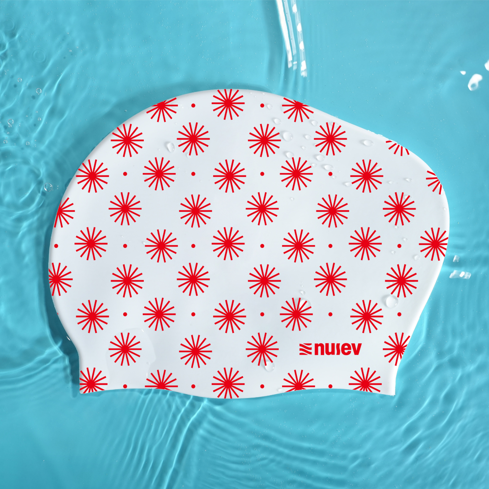 누이브 긴머리용 뱅글 실리콘 수모 수영모자 (2컬러/택1)