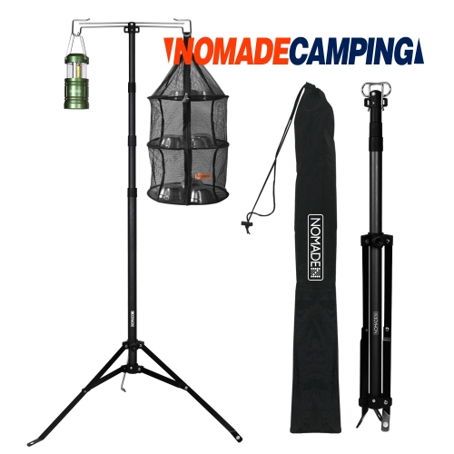 노마드 2WAY 랜턴 스탠드 블랙 휴대용 캠핑 용품 N-7482