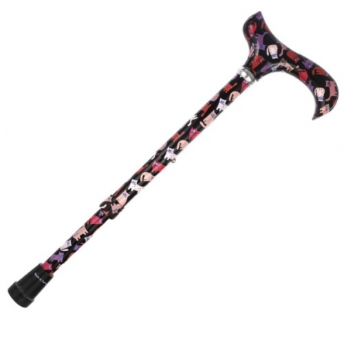 클래식케인즈 더비그립조절식지팡이 크레이지캣츠(4843A)