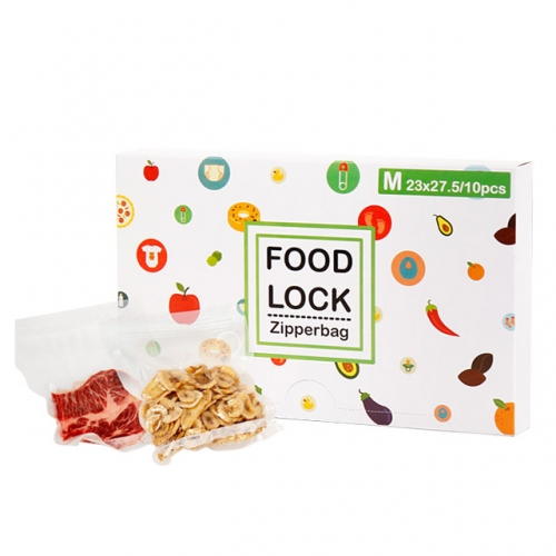 [생활감동] 푸드락 시즌2 진공포장 지퍼백 M x 10장