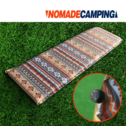노마드 NEW 인디언 황동 2구 자충 매트 (싱글) 차박 휴대용 캠핑 용품 N-7014