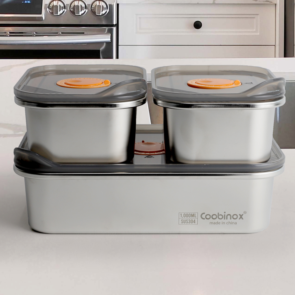 [쿠비녹스] 핑거락 스텐팩 3호-2 CO-50-84 /(420ml X2ea+1,000ml)