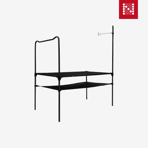 노마드 큐브 버너 테이블-블랙 접이식 휴대용 캠핑 용품 N-8262