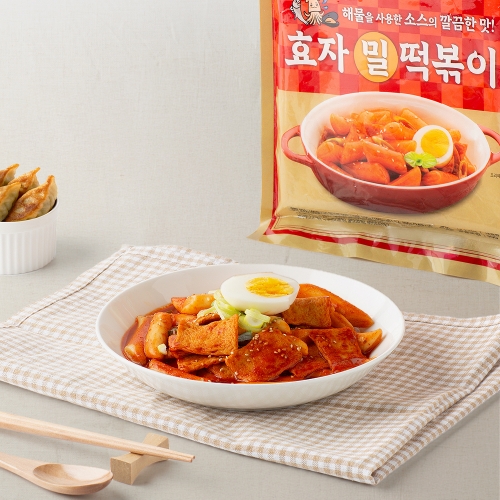 [바바푸드]푸짐하다 밀떡볶이 오리지널맛 2인분 500g, 40년의 역사 밀떡 부산어묵 밀키트