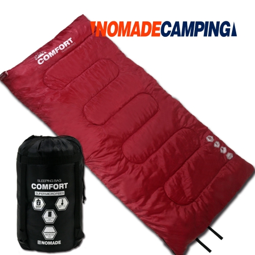 노마드 컴포트 1600G 침낭 (WineRed 와인레드) 차박 캠핑 용품 N-7245