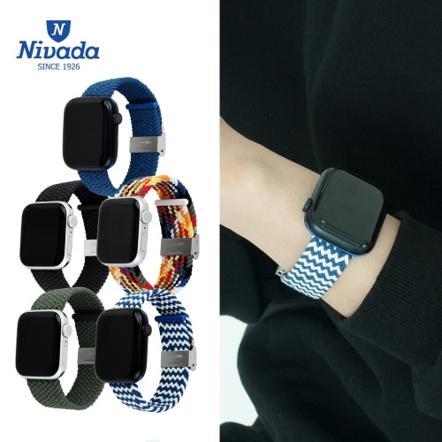 [니바다] 5008F 애플워치 스트랩 버클 루프밴드(38/40/41mm)_색상 택1