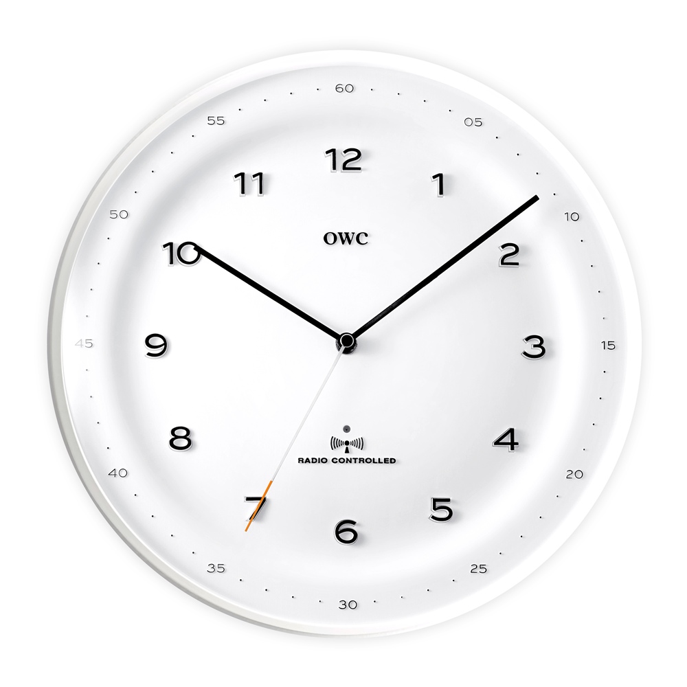 OWC 플레이트 RC 전파수신 벽시계