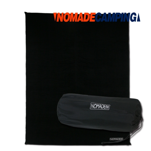 노마드 프리미엄 벨벳 자충매트(더블) 블랙 차박 휴대용 캠핑 용품 N-7310