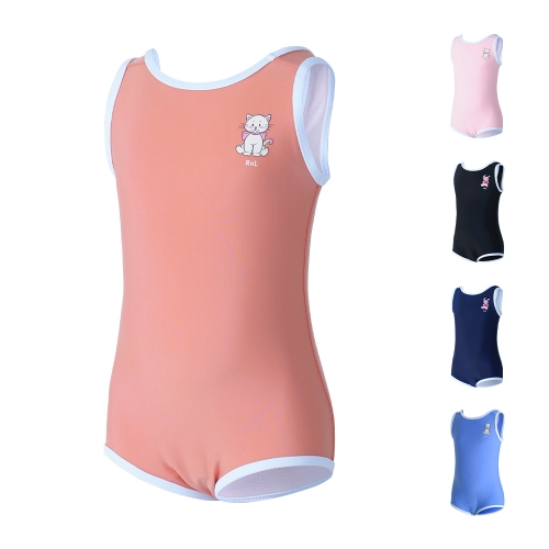 알앤엘 베이직 라인 여아 실내 수영복 2(S)~12(JM) (코랄앰버)