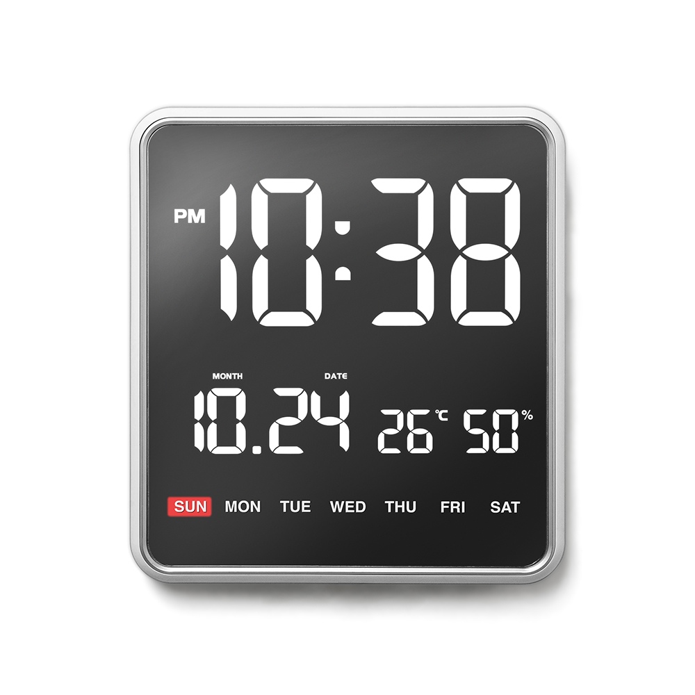 OWC 실루엣 스퀘어 LED 벽시계 2종 (실버,골드)