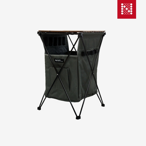 노마드 롤업바스켓 다크그레이 진열장 폴딩선반 캐비닛 캠핑 용품 N-8398