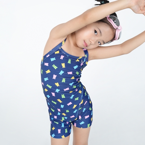 알앤엘 스위트 젤리 여아 2부 실내 수영복 4(75)~10(90)까지 (딥블루베리)