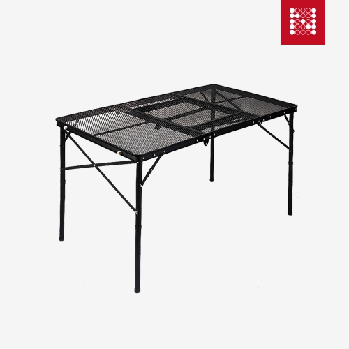 노마드 접이식 휴대용 더블랙 아이언메쉬 2in1 BBQ 테이블 1 캠핑 용품 N-7901