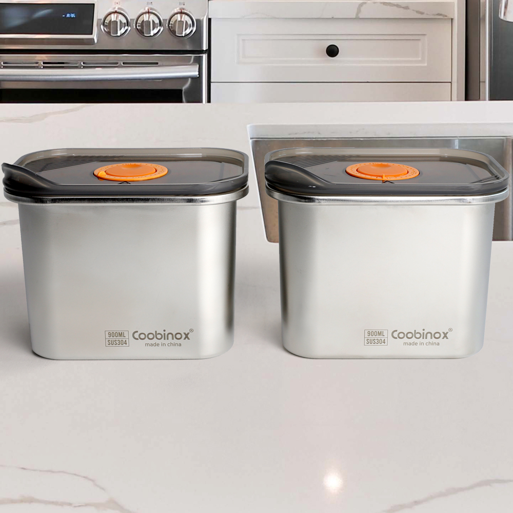 [쿠비녹스] 핑거락 스텐팩 2호-3 CO-50-81 /(900ml X2ea)